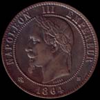 10 centimes 1864